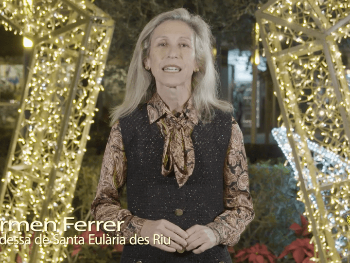 Missatge de Nadal 2022 de Carmen Ferrer, alcaldessa de Santa Eulària