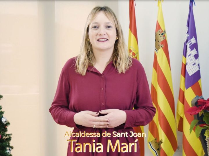 MISSATGE DE NADAL 2023: Tania Marí, Alcaldessa de Sant Joan