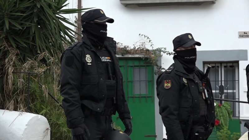 16/01/2025 Operació antidroga de la Policia Nacional a Dalt Vila